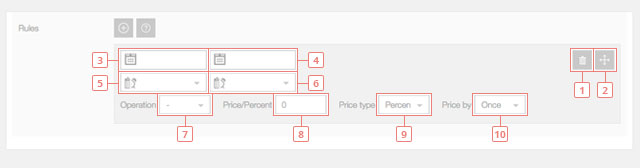 Set a discount item rule