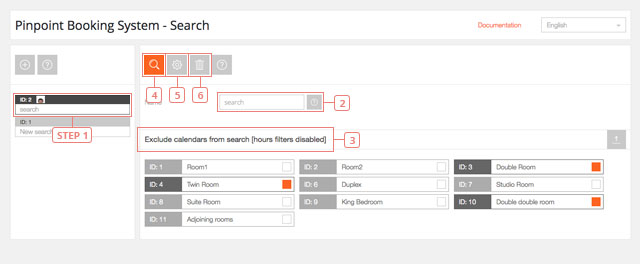 Set a search item data