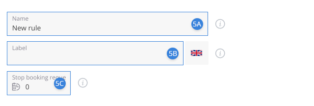 Stop booking requests X minutes days in advance